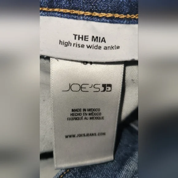 Joe's Jeans Blue Flare & Wide Leg Women's Jeans - Picture 5 of 7